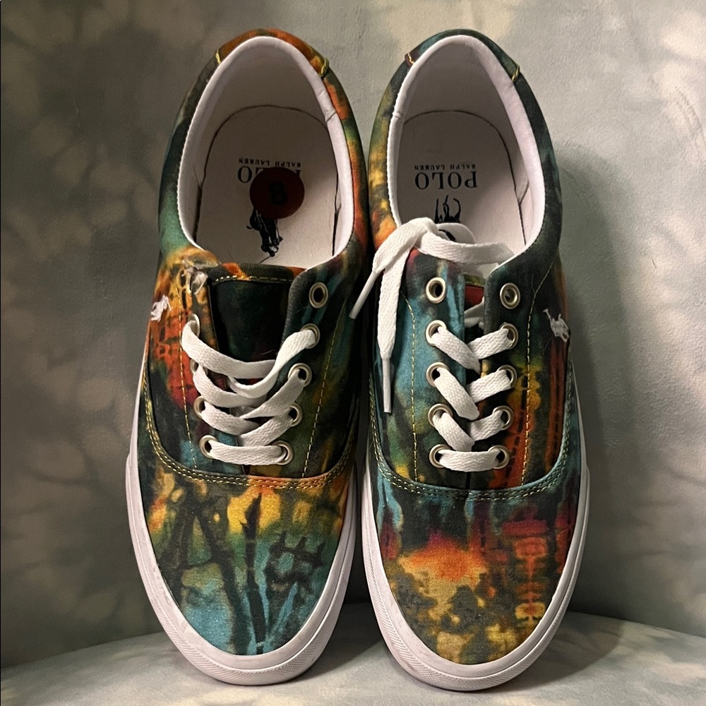 Polo by Ralph Lauren Multicolor Canvas Sneakers